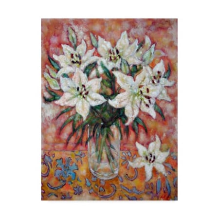 Lorraine Platt 'Fleur Romanesque' Canvas Art,24x32